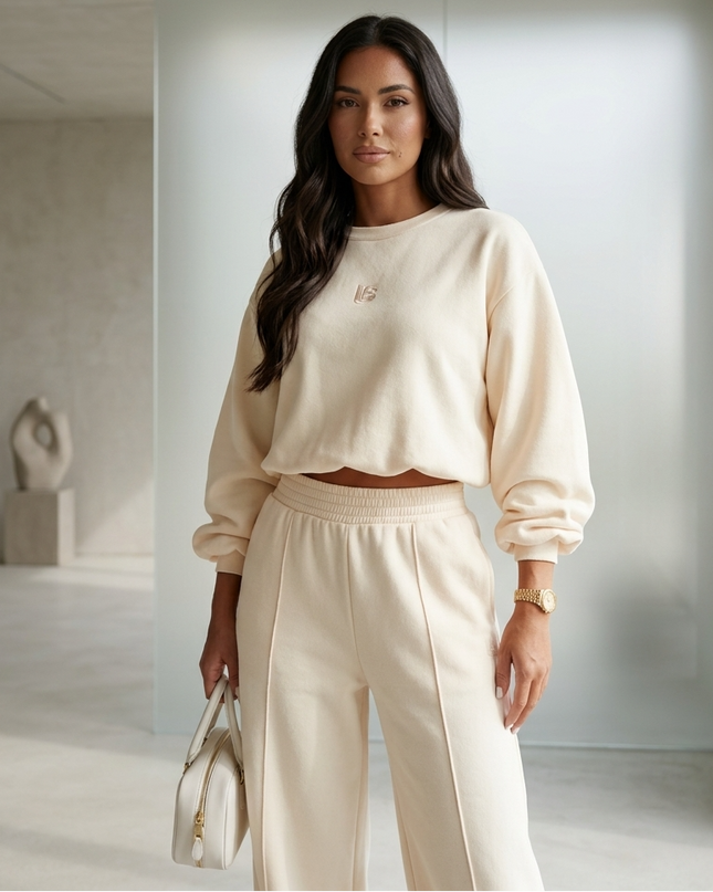 BRONX Damen Freizeit Set - Kokos