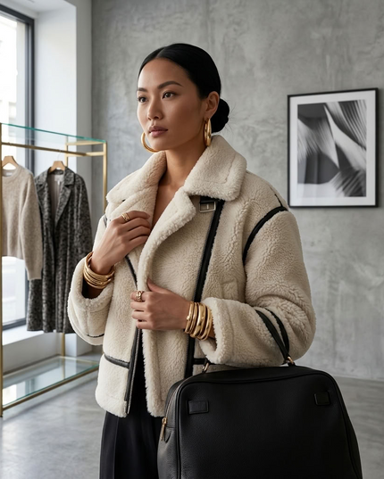 BYMANYC Little Neck | Eco Jacke Damen | NY City Collection | Beige