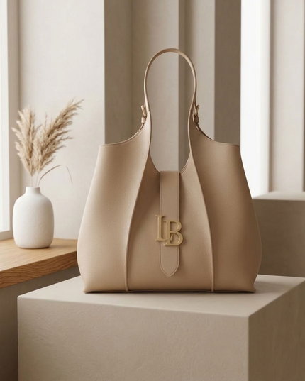 LaBante London | Chelsea Shoulder Bag | Vegan | Nude
