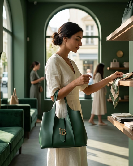 LaBante London | Chelsea Shoulder Bag | Vegan | Grün