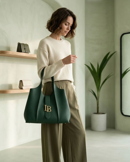 LaBante London | Chelsea Shoulder Bag | Vegan | Grün