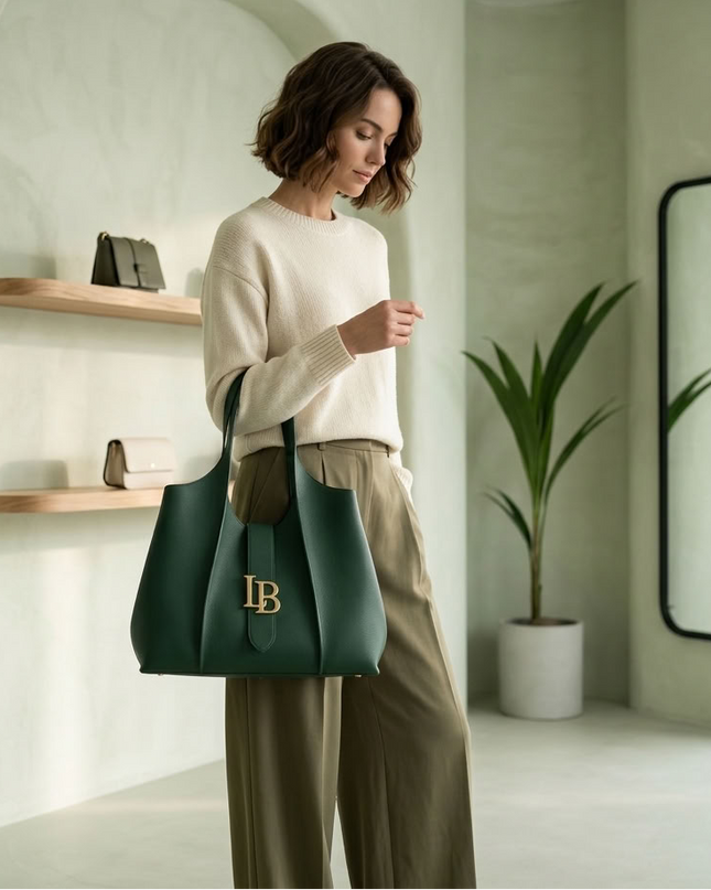 LaBante London | Chelsea Shoulder Bag | Vegan | Grün