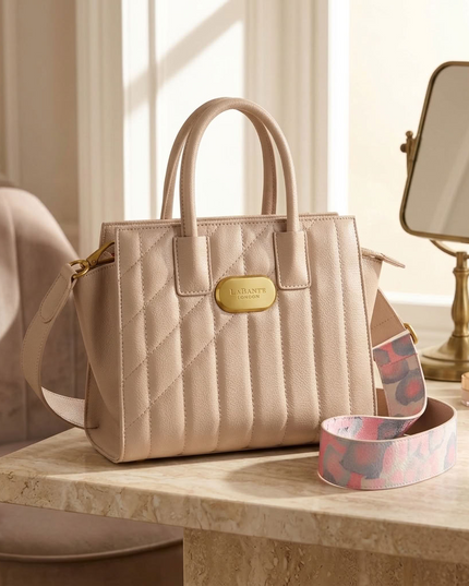 LaBante London | Mini Demi Tote Bag | Iris Scott | Beige