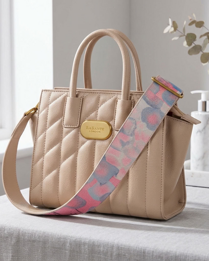LaBante London | Mini Demi Tote Bag | Iris Scott | Beige