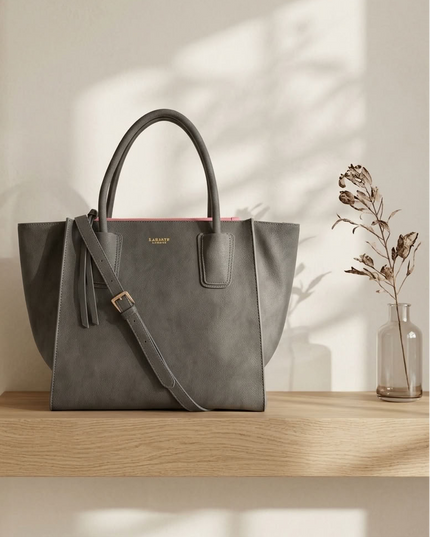 LaBante London | Demi Vegan Winged Tote Bag | Grau