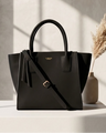 LaBante London | Demi Vegan Winged Tote Bag | Schwarz