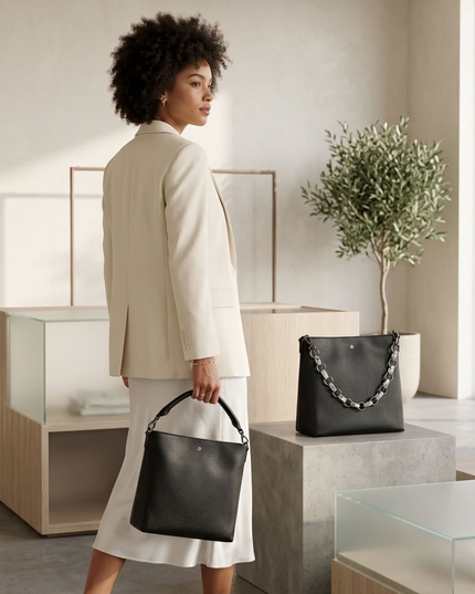 LaBante London | Alstonia Hobo Bag | Vegan | Schwarz