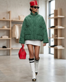 BYMANYC | SOHO Emerald Quilted Jacket | Green