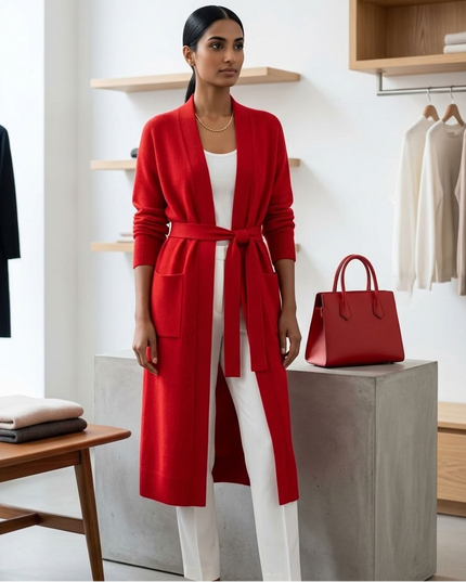 BYMANYC ® New York | Chelsea Cardigan | Red