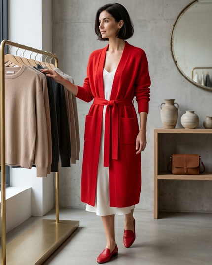 BYMANYC ® New York | Chelsea Cardigan | Red