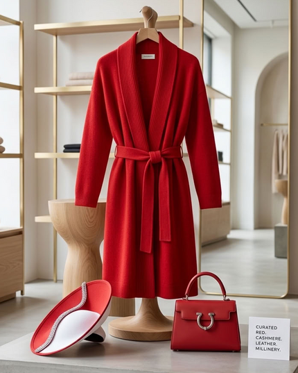 BYMANYC ® New York | Chelsea Cardigan | Red