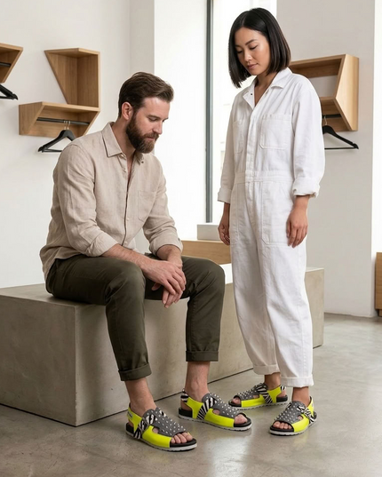 BYMANYC ® New York | Madison Avenue Run Sandals | Yellow | Unisex
