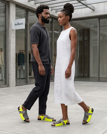 BYMANYC ® New York | Madison Avenue Run Sandals | Yellow | Unisex