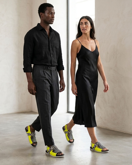 BYMANYC ® New York | Madison Avenue Run Sandals | Yellow | Unisex