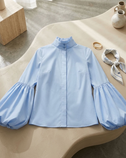 BYMANYC ® New York | Portland Blouse | Sky Blue