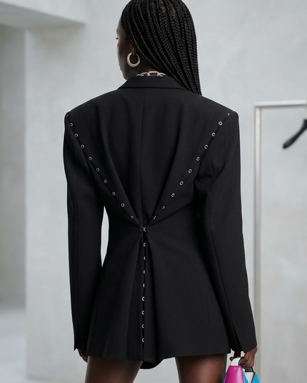 BYMANYC ® New York | Upper East Side Jeweled Puffer Jacket | Black