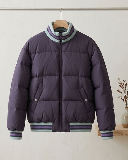 BYMANYC ® New York | Gramercy Couture Puffer Jacket | Purple