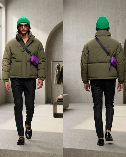 BYMANYC ® New York | Prospect Park Puffer Jacket | Army Green