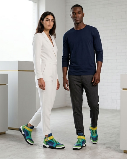 BYMANYC ® New York | Nolita Luxe Vegan Sneakers | Green | Unisex
