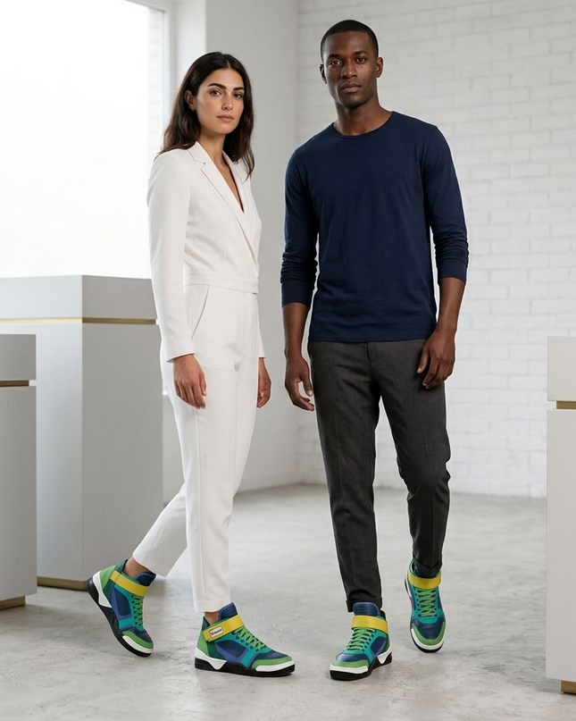 BYMANYC ® New York | Nolita Luxe Vegan Sneakers | Green | Unisex