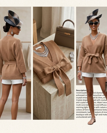 BYMANYC ® New York | Lexington Cardigan | Camel