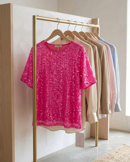 BYMANYC ® New York | New Orleans Bluse | Fuchsia Pink
