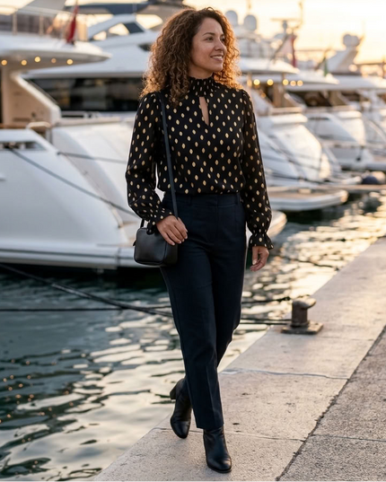 BYMANYC ® New York | Charleston Bluse | Black