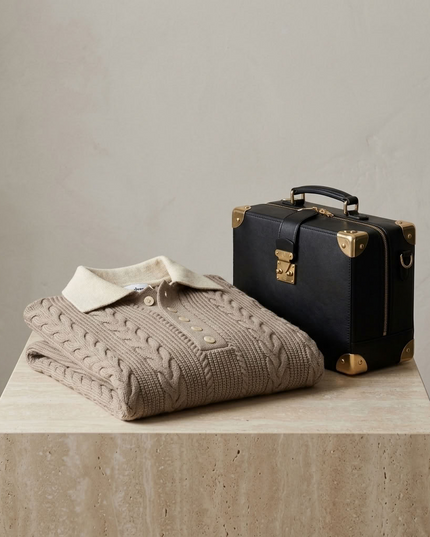 BYMANYC ® New York | Hampton Cable-Knit Sweater | Khaki