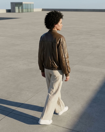 BYMANYC ® New York | Meatpacking Bomber Jacke | Brown