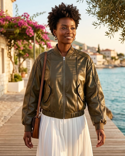 BYMANYC ® New York | Meatpacking Bomber Jacke | Brown