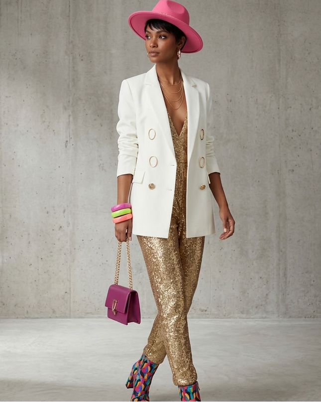 BYMANYC ® New York | SOHO Punk Grommet Blazer | Beige