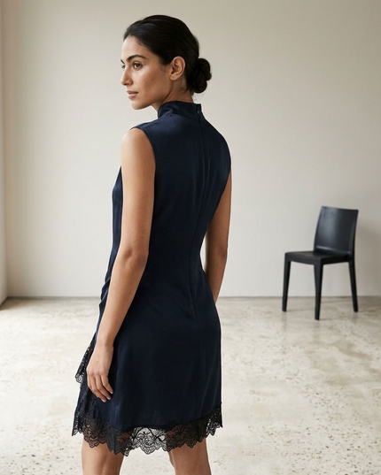 BYMANYC ® New York | Hudson Midi Dress | Midnight Navy
