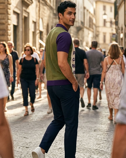BYMANYC ® New York | SOHO Cashmere Polo | Colour-Block