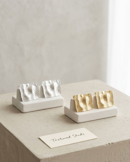 BYMANYC ® New York | Meatpacking Trapezoid Drop Earrings | Gold/Silver