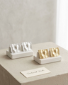 BYMANYC ® New York | Meatpacking Trapezoid Drop Earrings | Gold/Silver