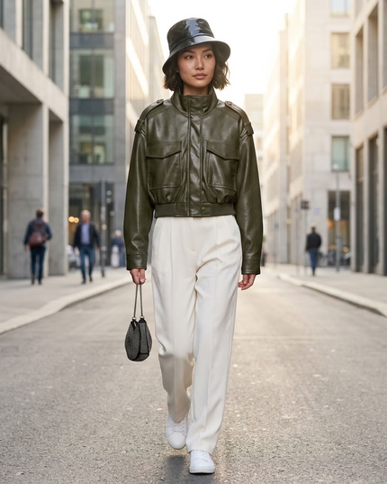 BYMANYC ® New York | Wall Street Jacket | Beech Wood Green