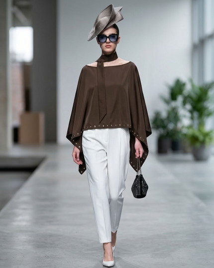 BYMANYC ® New York | Cape Jacket NOHO | Coffee Brown