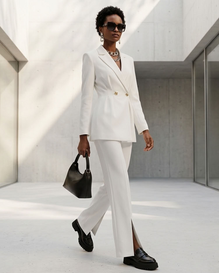 BYMANYC ® New York | Blazer & Hose Set Williamsburg | White