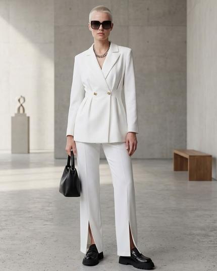 BYMANYC ® New York | Blazer & Hose Set Williamsburg | White