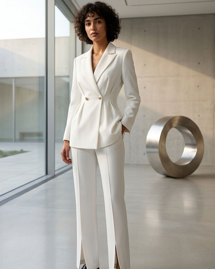 BYMANYC ® New York | Blazer & Hose Set Williamsburg | White