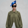 BYMANYC | Oversize-Blusenjacke mit Reissverschluss | Olivgrün