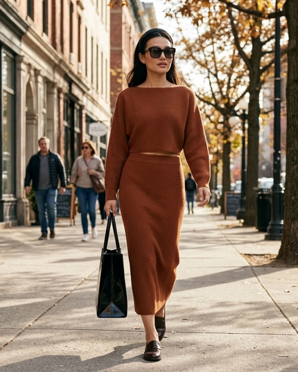 BYMANYC ® New York | UNION SQUARE Zweiteiler | Karamell