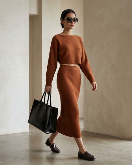 BYMANYC ® New York | UNION SQUARE Zweiteiler | Karamell