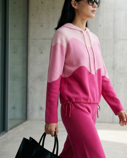 BYMANYC ® New York | HARLEM Colorblock-Zweiteiler | Pink
