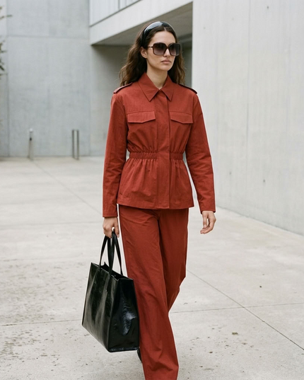 BYMANYC ® New York | HIGH LINE Zweiteiler | Weinrot
