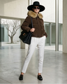 BYMANYC ® New York | KOREATOWN Jacke | Karminbraun