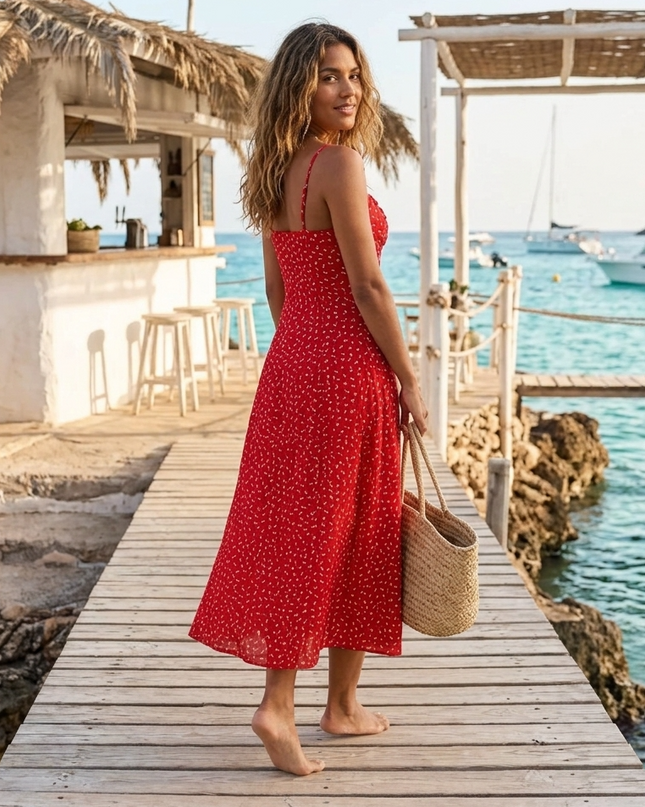 SES COVETES Kleid IBIZA – Red