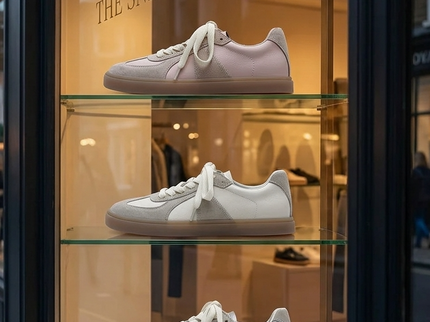 Masoomake Damen Sneaker – Lightweight Flat Casual | Wildleder-Paneel