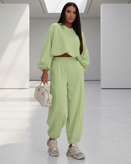BRONX Damen Freizeit Set - Matcha