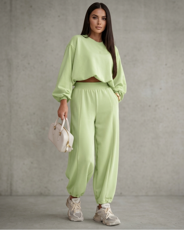 BRONX Damen Freizeit Set - Matcha
